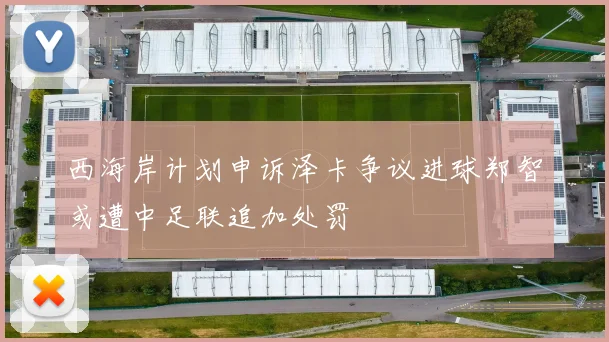 西海岸计划申诉泽卡争议进球郑智或遭中足联追加处罚