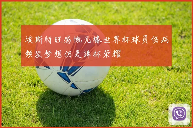 埃斯特旺感慨无缘世界杯球员伤病频发梦想仍是捧杯荣耀