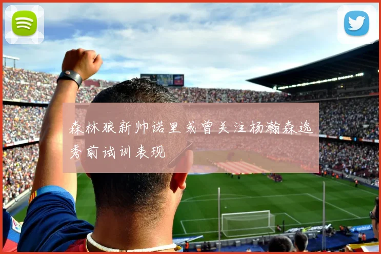 森林狼新帅诺里或曾关注杨瀚森选秀前试训表现